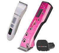Set de cortauñas Heiniger Saphir Pink + GogiPet Tornado