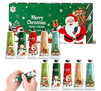 Set de Crema de Manos,10 piezas Regalo de Crema Manos Navidad,Crema Protectora de Manos Reparadora Hidratante Nutritiva Regalos para Navidad, Acción de Gracias (boxed)