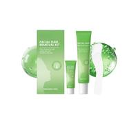 Set De Crema Depilatoria Facial, Suave Y No Irritante, Elimina El Vello E Hidrata, Adecuado For Varios Tipos De Piel, Fácil De Usar(2set)