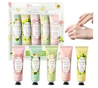 Set de Cremas de Manos, 5 x 30g Crema Hidratante y Reparadora, Mini Loción Nutritiva para Manos Secas y Agrietadas, Regalo Ideal para Mujeres y Amigos