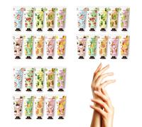 Set De Cremas De Manos, Mini Crèmes Pour Mains Set, 30 Piezas Ensemble De Crème Pour Les Mains, Fragancia Natural De Frutas, Avec 10 Parfums, Pour Fête Des Mères, Noël, 20g