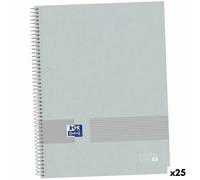 Set de Cuadernos Oxford &YOU EUROPEANBOOK Gris A4+ 80 Hojas 5 Piezas (25 Unidades)