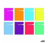 Set de Cuadernos Pacsa PLASTIPAC Cuarto 80 Hojas 5 Piezas (50 Unidades)