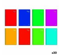 Set de Cuadernos Pacsa XTRA Din A4 80 Hojas 21,5 x 31,5 cm 5 Piezas (30 unidades)