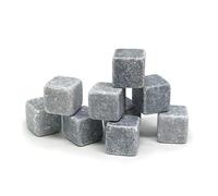 Set de Cubitos de Piedra - Cubitos Reutilizables para Enfriar Bebidas, Fabricados en Piedra Natural, no alteran el Sabor, Incluyen Bolsa de Almacenamiento. #