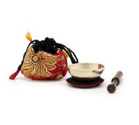 Set de cuenco sonoro mini en bolsa roja -5086-
