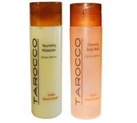 Set de cuidado de la piel Baronessa Cali Tarocco: Loci n corporal hidratante nutritiva con naranjas sanguinas sicilianas + gel de ducha limpiador
