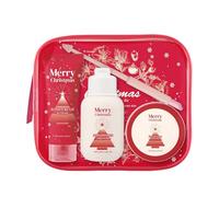 Set de cuidado de la piel navideña, fórmula nutritiva, conjunto completo, set de cuidado corporal de vacaciones, crema hidratante de pies, humectante, para mujeres y hombres, adultos