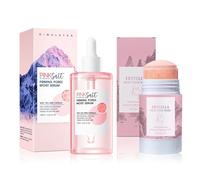Set de Cuidado Facial de Centella, Cuidado Facial con 100ml Sérum Centella & 30g Stick de Arcilla, Limpia La Piel y Los Poros para Todo Tipo de Piel