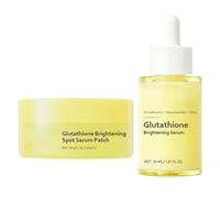 Set de Cuidado Facial Iluminador con Glutatión, Niacinamida y NAG（A） | Hydrating & Brightening: 60 Eye Essence Patches + 30ml Brightening Facial Serum