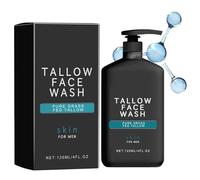 Set de Cuidado Facial para Hombre, con Aceite Puro de Oveja Alimentada con Pasto, una Solución de Tres Componentes para el Cuidado de la Piel: Crema Antiarrugas, Sérum y Limpiador