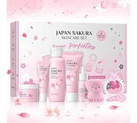 Set de Cuidado Facial Sakura 8 Piezas,para Adolescentes y Mujeres