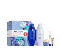 Set de cuidado facial Shiseido para d a y noche con efecto rellenador: 2 sueros Bio-Performance Skin Filler (30 ml), crema Vital Perfection Advan