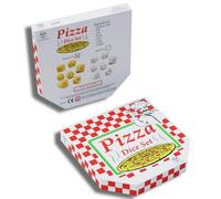 Set De Dados De Pizza Q-Workshop Margherita Amarillo RPG Poliedro 7 Dados