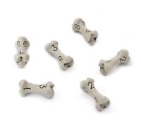 Set de Dados de rol D6 - Set Seis Dados de 6 Caras - Dados DND Temáticos de Calavera y Huesos para Dungeons and Dragons/Dragones y Mazmorras, Warhammer, D&D, Pathfinder, MTG (Blanco)