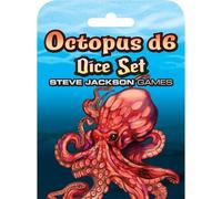 Set de Dados Octopus D6 - Dados - 6 Caras - Diseño Oceánico Steve Jackson Games, DND, RPG, Juegos de Mesa y Aventuras de rol