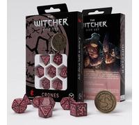 Set De Dados The Witcher Crones Whispess Con Moneda De Metal Q-Workshop