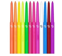 Set De Delineador De Ojos Mattes - Delineador De Ojos Colorido Impermeable A La Larga Y Larga | Delineadores De Color De Larga Duración | 12 Colores Rainbow Eyequel Impermeable Abadía De Alta Precisi