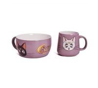 Set de desayuno Sailor Moon - Luna & Artemis