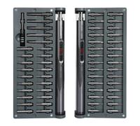 Set de Destornillador Eléctrico Recargable Kaisi K-D355 de 55-en-1 - Bits CR-V con Portabits Magnético, Lámpara Sin Sombras LED, Cuerpo de Aluminio Todo-Aluminio para Reparación Electrónica