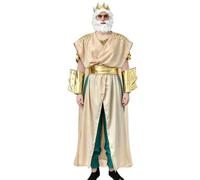 Set De Disfraz De Halloween Traje de Poseidón para hombre con accesorios