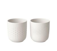 Set De Dos Tazas Villeroy & Boch Manufacture Collier Blanc