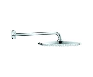 Set de ducha mural Grohe Rainshower Cosmopolitan 310, brazo de ducha 380 mm, cromo, sin limitador de caudal, 26056000