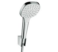 Set de ducha (Número de tipos de chorro: 1 ud., Diámetro ducha de mano: 11 cm, Cromo, Longitud manguera de ducha: 125 cm)