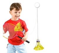 Set de entrenamiento de bádminton: entrenador de bádminton, entrenador de rebote de bádminton | Juego de entrenador de bádminton elástico de nailon con pelotas de bádminton luminosas, equipo de entren