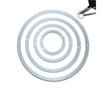 Set de Entrenamiento de Dardos - 4 Aros de Práctica para Diana, Aros O de Dardos como Ayuda de Apuntado, Aross de Enfoque que Cubren Puntuaciones del 1 al 20, Accesorios de Entrenamiento para Precisió