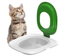 Set de entrenamiento para gatos, asiento de inodoro, de entrenamiento para gatos, de entrenamiento para gatos reutilizable, para enseñar a tu gato a ir al baño