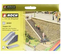 NOCH- Stairs Set Landscape Modelling escaleras, Multicolor, Talla única (58303)
