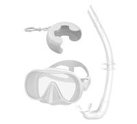 Set de esnórquel para Adultos, visión panorámica y antigoteo, con, Correa Ajustable, máscara de Buceo Plegable, para Mujer, Hombre, Familia, Entrenamiento de natación, Vacaciones en la Playa