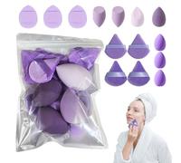 Set de esponja para maquillaje - esponja para mezclador de cimentación cosmética | Herramientas de belleza para maquillaje facial, base y polvo de mezcla | Set de esponja para maquilla
