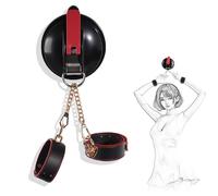 Set de esposas con ventosa para parejas - esposas BDSM ajustables para juegos de rol eróticos, fetichismo y bondage - diseño versátil para manos y otras zonas, para experiencias intensas