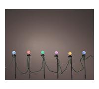 Set de estacas led de jardín lumineo multicolor 6 w 14,5 m blanco cá