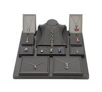 Set de expositores de joyas, soporte de exhibición de collar, soporte de exhibición de joyas, expositor de joyas, maniquíes, organizador de joyas para tiendas para la venta