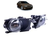 Set De Faros Antiniebla HB4 Para BMW E39 Serie Negro Claro Facelift Desde 00