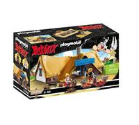 PLAYMOBIL Asterix 71266 la Cabaña de Ordenalfabetix, Ordenalfabetix y su Esposa Elosumarin, Juguete para niños a Partir de 5 años