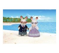 Set de Figuras Sylvanian Families 5190 Abuelos Conejo Chocolate con Accesorios