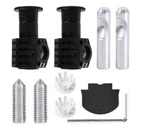 Set de fijación para inodoro: juego de tornillos de fijación para inodoro, montaje en pared, accesorios de instalación de inodoro, juego de fijación de repuesto, juego de tornillos de fijación, para