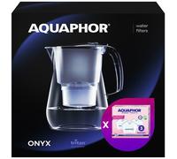 Set De Filtros De Agua AQUAPHOR Onyx Con 3 Cartuchos MAXFOR+Mg, Negro