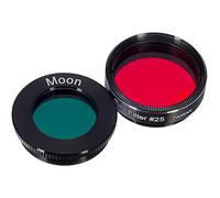 Set De Filtros De Luz Levenhuk The Moon and Mars F2 para La Luna y Marte De Dos Filtros para Ocular Telescópico De 1,25": N.º 25 Rojo y Lunar