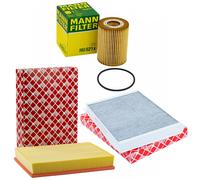 Set De Filtros Febi Bilstein Aceite Aire Cabina Para Mercedes Sprinter 3,5-T