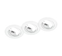 Set de focos empotrables Jura (Blanco, Diámetro: 8,3 cm, Redonda)