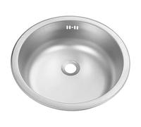 respekta RUNDBECKENSET - Fregadero (acero inoxidable, 45 cm)