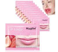 Set de Fresa Mascarillas para Labios, Mascarilla Labial Nutritivo Hidratante, Tratamiento Labial, Suaviza el contorno los labios, Ilumina el color los labios, Mejora secos y ásperos (20 Unidades)