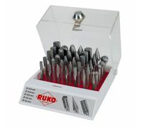 Set de Fresas para Taladro RUKO Metal duro (HM) 35 Piezas