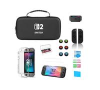 Set de funda de almacenamiento Switch 2 - Estuche protector con accesorios, multicolor PU+EV ABS+Silicona, compatible con Nintendo Switch 2