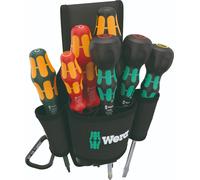 Set De Funda Para Cinturón Wera 9622 Con 3 Destornilladores 8 Piezas 05300306001